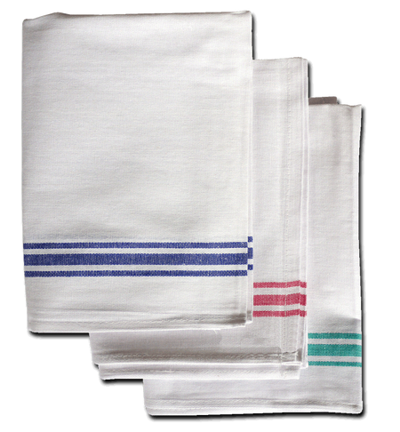 White Cotton Tea Towel 19" x 29" Pack Of 10 - NCSONLINE