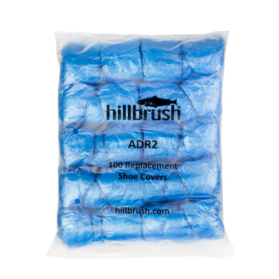 Hillbrush Disposable Blue Overshoes x 100