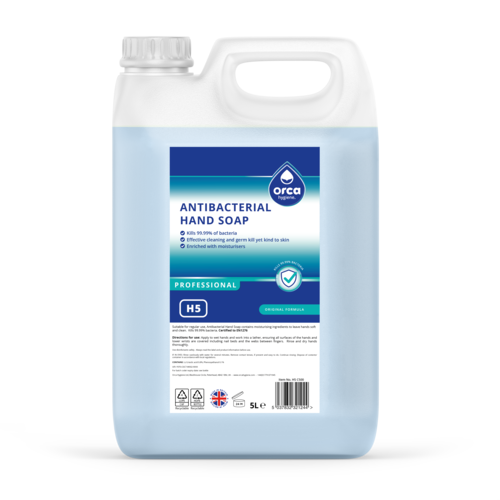 H5 Antibacterial Hand Soap 5 Litres