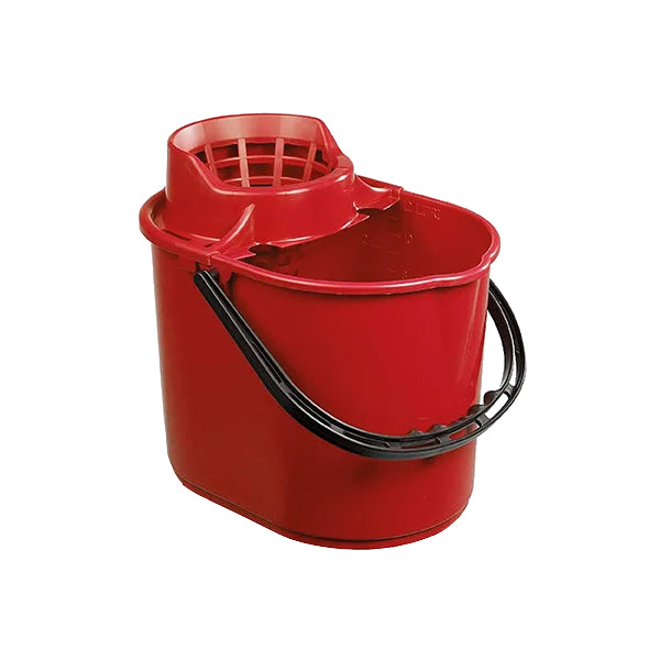 Optima Deluxe Socket Mop Bucket Colour Coded 12Ltr