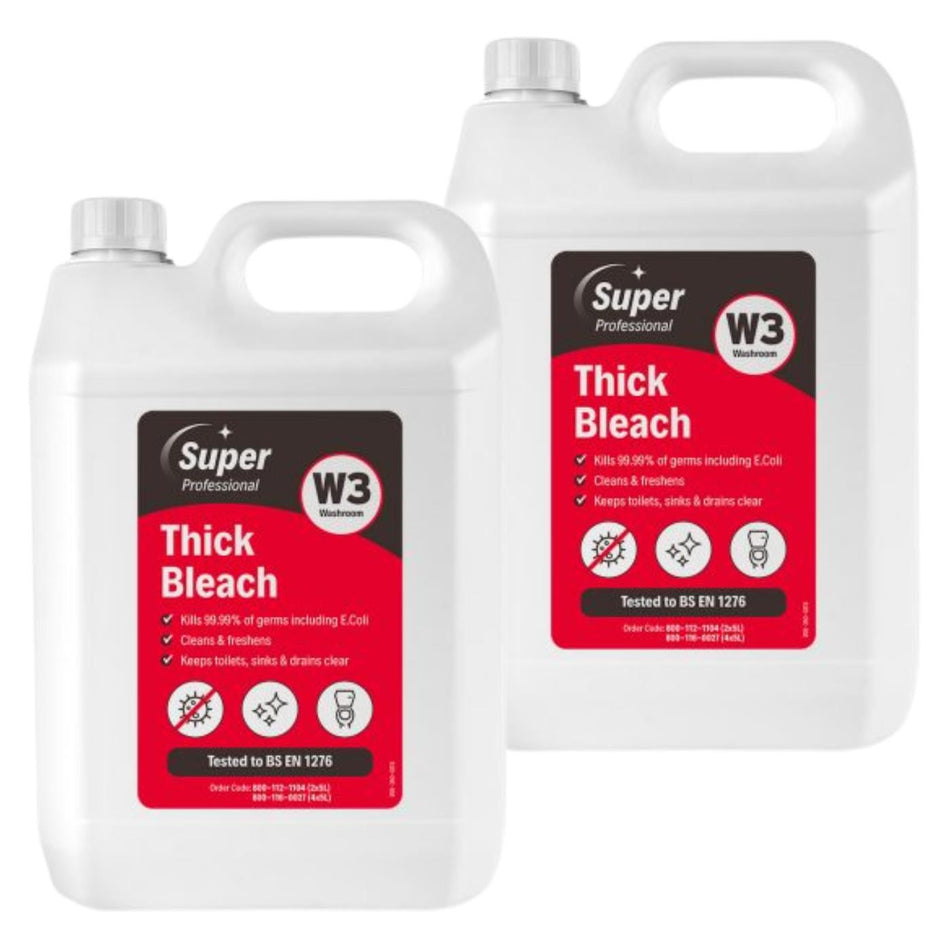 W3 Thick Bleach 2 x 5Ltr