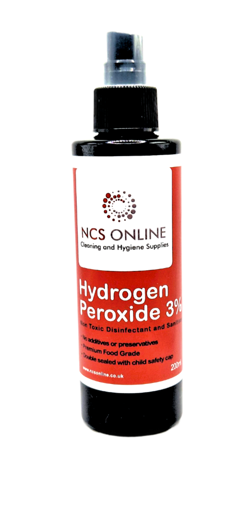 Hydrogen Peroxide 3% 200ml Food Grade with Atomiser Spray
