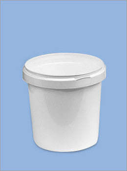 1 Litre Plastic Tub with Handle and Tamper Evident Lid - NCSONLINE