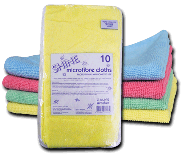 Optima Microfibre Cloth 40cm x 40cm Pack of Ten - NCSONLINE