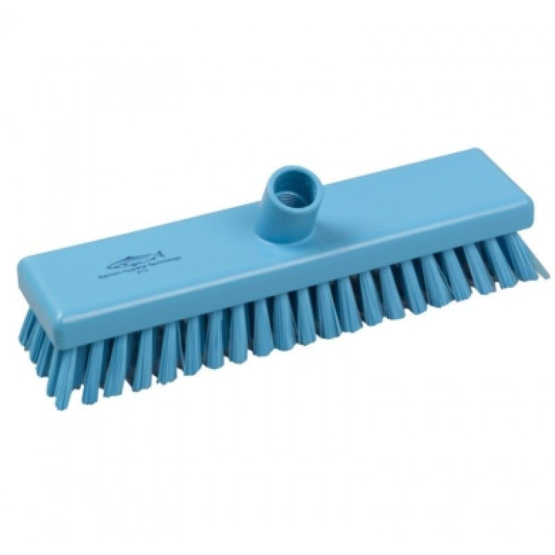 Salmon Hygiene Deck Scrub Blue 300mm - NCSONLINE