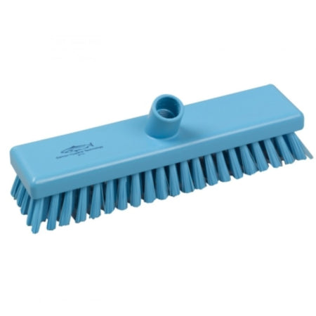 Salmon Hygiene Deck Scrub Blue 300mm - NCSONLINE