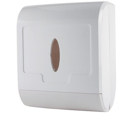 Multi Fold Hand Towel Dispenser White Plastic - NCSONLINE