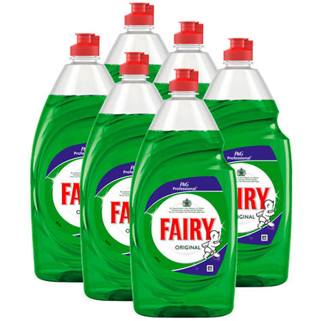 Fairy Washing Up Liquid 6 x 900ml - NCSONLINE