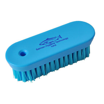 Salmon Hygiene Medium Nail Brush 122mm - NCSONLINE