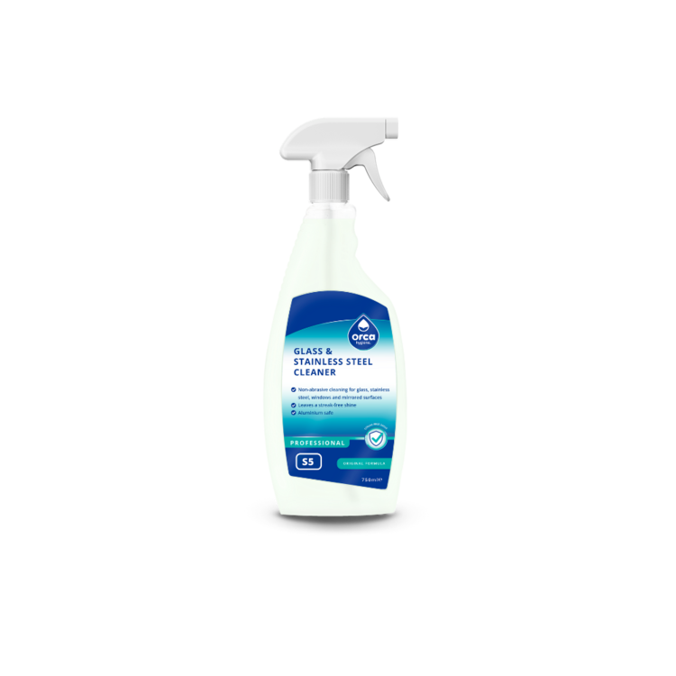 S5 Glass and Stainless Steel Cleaner 750ml