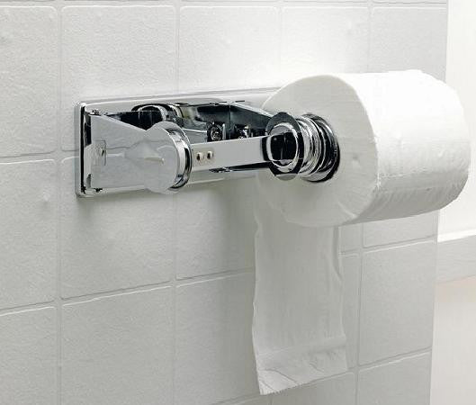 Toilet Roll Holder Chrome Double - NCSONLINE