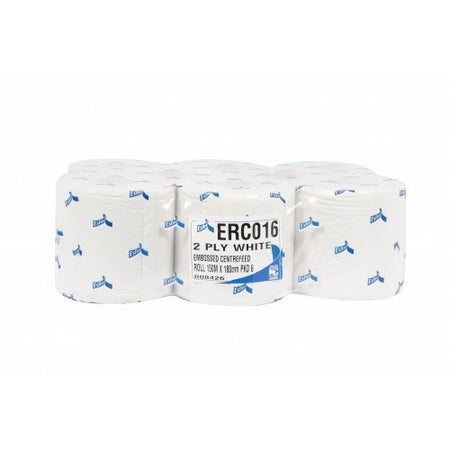 Centrefeed 2Ply White 150m Pack Of 6 - NCSONLINE
