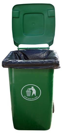 Wheelie Bin Liner 76cm x 117cm x 137cm Pack of 100 - NCSONLINE